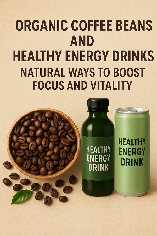 Organic Coffee Beans and Healthy Energy Drinks: Natural Ways to Boost Focus and Vitality
